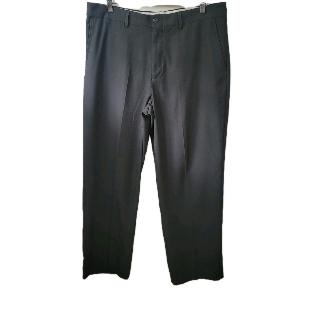 IZOD Mens Golf pants size 36 X‎ 30 Gray Casual Chino Dress Comfy Work Business
